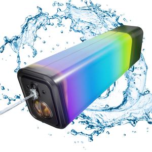 Nouveau pistolet à eau électronique en plastique coloré tendance transfrontalier avec lumières et effets sonores, chargement Type-C, grande capacité - Product Image 1