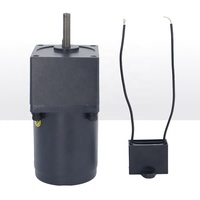 Moteur à induction à vitesse fixe 6W 110V AC, petit moteur avec cadre de 60mm et arbre de 8mm à découpe en D, pour le contrôle automatique des vannes