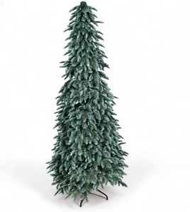 Arbre de Noël Artificiel en PE de 2,3 m (7,5 pi) avec 500-1000 Lumières LED Multicolores Chaudes, Ignifuge et Écologique pour Usage Intérieur - Vente en Gros - Product Image 1