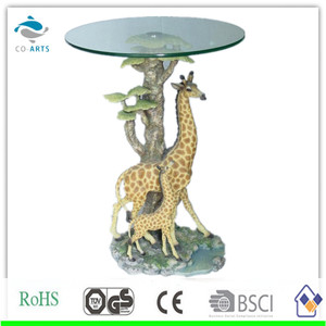 Polyresin <b>Garden</b> Giraffe Table - Product Image 1