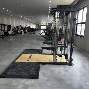 <span class=keywords><strong>Combo</strong></span> Smith Machine e Power Rack Commerciale con Piattaforma per Stacchi, Attrezzatura Fitness Professionale Resistente - Product Image 3