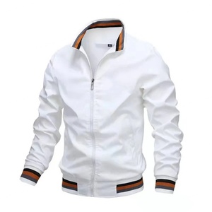 Autumn Fashion <b>Men's</b> Quilted <b>Jacket</b> <b>Canvas</b> Stand Collar Eco-Friendly Outdoor Casual Streetwear Top - Product Image 1