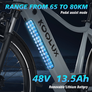 Bicicleta Eléctrica KOOLUX X3 48V 500W 15Ah con Frenos de Disco de Aluminio, Batería Extraíble, Stock en Almacén de la UE/Reino Unido, para Ciudad, Carretera y Montaña, para Adultos - Product Image 6