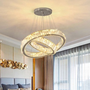 Großhandel Neuer Goldener Minimalistischer Stil Innenbereich Schlafzimmer Esszimmer Hängender Moderner Kronleuchter - Product Image 3
