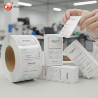 Étiquettes d'emballage personnalisées en vinyle adhésif imperméable avec hologramme pour flacons de 3 ml, parfums et lotions