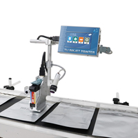 Máquina de impresión de línea de montaje T110, máquinas de aperitivos, fecha, número de lote, máquina de codificación de código de barras automática, impresora textil Digital Ce