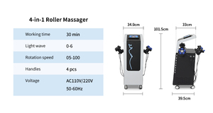 2025 Venta caliente 360 Dispositivo masajeador G9 Máquina vibradora de masaje de celulitis - Product Image 4