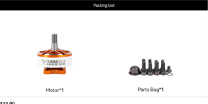 Moteur <span class=keywords><strong>Velox</strong></span> V2306 V3.0 1950KV 6S T-Motor, mise à niveau économique pour drone FPV, contrôle fluide, haute puissance pour quadricoptère freestyle 5 pouces - Product Image 6