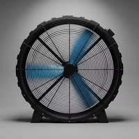 GIMEFAN GF-P3 900W PMSM Motor Industrielüfter 38000m³/h Luftstrom 1,5m HVLS-Lüfter 4,92ft Stufenlose Geschwindigkeitsregelung Doppelkugellager-Lüfter