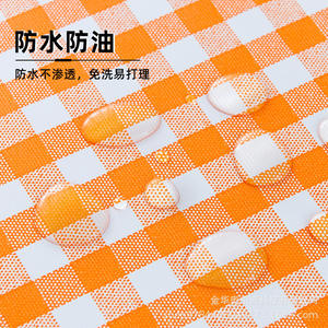 Mantel de PVC Abw Rectangular Estampado Impermeable para Uso Doméstico - Product Image 1