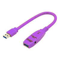 Nouveau câble d'extension court USB 3.0 répéteur actif SuperSpeed orange de 30 cm, qualité OEM Utech, fournisseur original 2026