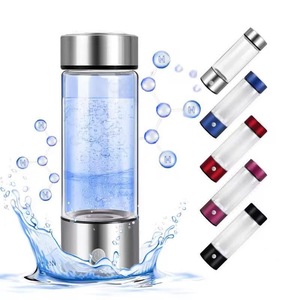 Vaso de Agua Rica en Hidrógeno de Borosilicato de Alta Calidad con Batería, Capacidad de 420 ml, Opción de Logotipo Personalizado para Uso Doméstico y de Escritorio - Product Image 1