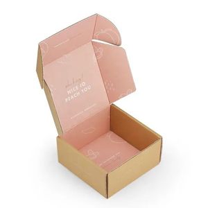 Recycled Corrugated Board Spa Gift <strong>Box</strong> for Socks Lingerie &amp; Jewelry with UV Coating Gold Foil Matte Wig <strong>Packging</strong> <strong>Box</strong> - Product Image 2