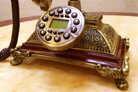 Téléphone fixe en bois massif naturel antique rétro vieux téléphone créatif maison bureau hôtel téléphone
