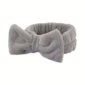 Bandeau en polaire corail doux pour femme, large, absorbant, pour le lavage du visage, les soins de la peau et le maquillage - Product Image 2