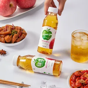 Dream From Afar Green Jie Bevanda di Aceto di Sidro di <span class=keywords><strong>Mele</strong></span> Fermentato Senza Zucchero 0 Grassi Succo Agrodolce Rinfrescante 8 Bottiglie - Product Image 2