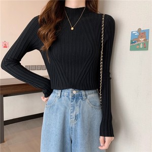 Camiseta de Suéter Básica Fina de Manga Longa com Gola Redonda para Mulheres, Nova Chegada da Moda Primavera - Product Image 3