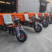 Mini-dumper électrique Zhongyi 500 kg - 2 tonnes, entièrement hydraulique, avec moteur, pompe et boîte de vitesses, équipement de construction, garantie 1 an