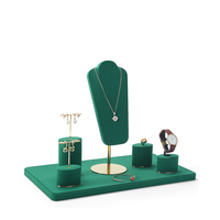 Accessoires de présentation de bijoux haut de gamme pour vitrine de boutique, exposition, vente en gros