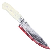 30.5*5cm Halloween Horror Party Props Halloween Faux Décoration En Plastique Slasher Couteau Réaliste Halloween Robuste Mousse Dague