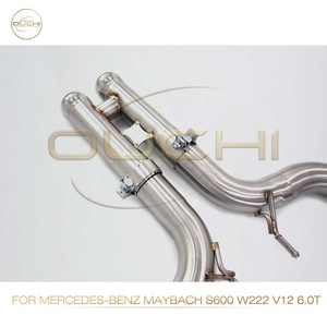 อะไหล่รถยนต์คุณภาพสูงสำหรับ Mercedes-Benz <span class=keywords><strong>Maybach</strong></span> S600 W222 <span class=keywords><strong>V12</strong></span> 6.0T ท่อไอเสียดาวน์ไปป์สแตนเลส - Product Image 6