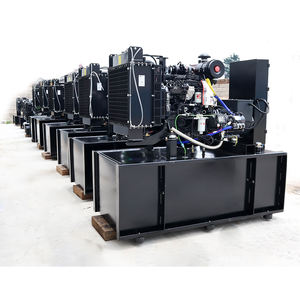 आवासीय उपयोग के लिए आधार खुले फ्रेम डिजाइन पर बड़े ईंधन टैंक के साथ 50kw 63kva ओपन डीजल जनरेटर - Product Image 1