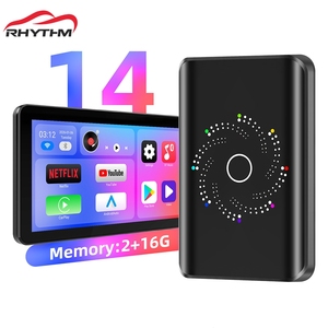Boîtier Android Carplay sans fil Rhythm 4G 32G double 5G Wifi BT sortie vidéo USB lecteur multimédia - Product Image 1