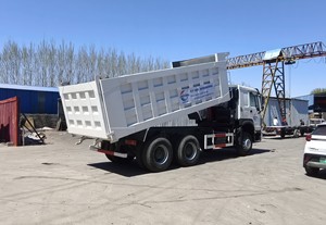 Camion lourd national de la Chine HOWO TX 430 chevaux 8x4 camion à benne basculante de 6.8 mètres - Product Image 4
