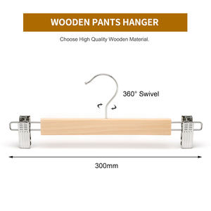 <span class=keywords><strong>Cintre</strong></span> pour bébé <span class=keywords><strong>en</strong></span> <span class=keywords><strong>bois</strong></span> massif de couleur naturelle inachevée Lindon pour robe chemise pour enfants - Product Image 4