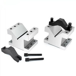 90 grados de ángulo <span class=keywords><strong>Carst</strong></span> Iron Vee bloque de medición V bloques con abrazadera - Product Image 4