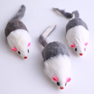2023 New <strong>Real</strong> Rabbit <strong>Fur</strong> Toys for Dogs and <strong>Cats</strong> Wholesale Mini Funny Playing Interactive <strong>Cat</strong> Toy
