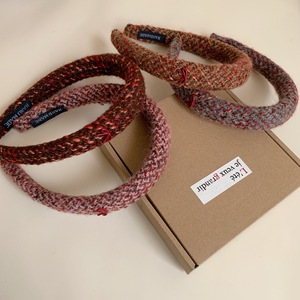 Diadema Ancha de Lana Tejida Coreana con Diseño Geométrico, Estilo Europeo y Americano, Accesorio de Moda para el Cabello de Mujer, Otoño-Invierno - Product Image 3