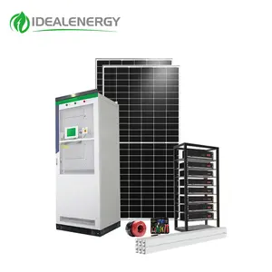 Ideal new energy 2024 Nouvelle conception 50Kw 100Kw 200KW 300KW Système solaire hybride Système d'énergie solaire 100kw pour l'industrie