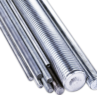High Strength Threaded Rod With Strong Pulling Force Grade 8.8 12.9 Studs Threaded Rods for Construction