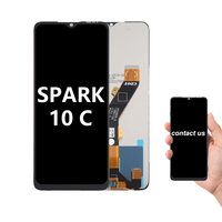 Écran de remplacement pour téléphone portable Tecno Techno Spark 10C, écran OLED 6,6 pouces, écran tactile LCD, garantie de 3 ans, Pantalla