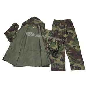 Veste de <span class=keywords><strong>pluie</strong></span> camouflage pour homme, vente chaude 2023, revêtement PVC, imperméable, pour motard - Product Image 6