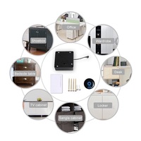 Serrure de casier intelligente personnalisée de haute qualité cachée RFID tiroir Induction électronique magnétique serrure d'armoire cachée