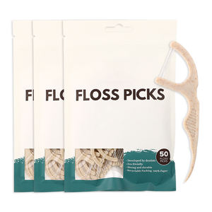 ไหมขัดฟันจากถ่านไม้ไผ่ ผลิตในจีน ทำจากแป้งข้าวโพด/แป้งสาลี หรือ ฟาง ย่อยสลายได้ เป็นมิตรกับสิ่งแวดล้อม - Product Image 1