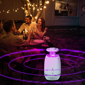 Trampa electrónica pegajosa <span class=keywords><strong>para</strong></span> mosquitos de succión 3 en 1 <span class=keywords><strong>para</strong></span> interiores, alto voltaje, 395 nm, luz UV, atrayente, descarga eléctrica, Zapper <span class=keywords><strong>para</strong></span> insectos - Product Image 5