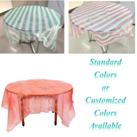 Housse de table rectangulaire jetable, personnalisée, antistatique et imperméable, utilisable pour les travaux ménagers, obtenue directement de l'usine