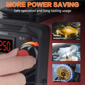 Soldadora Portátil Corotc 110V/220V Mini con Alta Potencia MMA Arc IGBT Inverter 200/250A <span class=keywords><strong>Esab</strong></span> AC/DC Máquina de Soldar con Alambre de Cobre Motor DC - Product Image 6