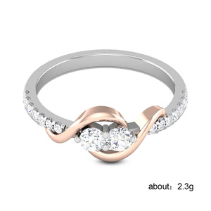 Anello Minimalista Avvolgente per Donna, Gioielli di Moda Scintillanti all'Ingrosso - Product Image 5