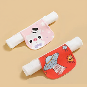 Serviettes absorbantes en coton personnalisées pour bébé, serviettes en gaze anti-transpiration pour bébé, serviettes de dos en coton à séchage rapide pour la <span class=keywords><strong>maternelle</strong></span>. - Product Image 3
