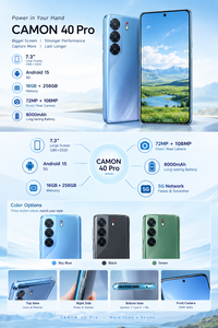 TECHNO AI CAMON 40 Pro, Pantalla Curva, 128GB/256GB, Original Global, 5G+, Smartphone, Producto Nuevo y Económico, Envío Gratis - Product Image 3