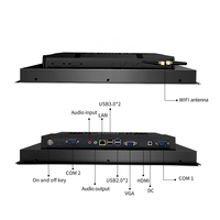 Computadora Industrial todo en uno para exteriores de 15 pulgadas, pantalla táctil capacitiva de 1000 NITs, Panel táctil Industrial de 13,3 pulgadas, accesorio para PC