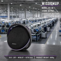 Enceinte portable sans fil 120W avec basses puissantes pour la musique en extérieur