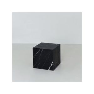 Mới đến đá tự nhiên màu đen Nero MARQUINA bệ plinth <span class=keywords><strong>Cube</strong></span> bên bảng đen đá cẩm thạch plinth - Product Image 1