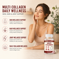 Capsules de collagène multi-complexes SPL OEM, peptides, comprimés, santé des cheveux, de la peau et des ongles, vitamines, capsules de collagène pour une peau éclatante chez la femme