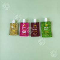 Sachets souples personnalisés réutilisables et recyclables en PE avec bec verseur pour sous-conditionnement de savon liquide et boissons