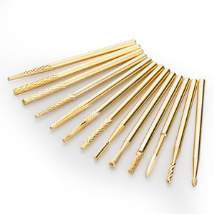 Bộ dụng cụ làm sạch lớp biểu bì móng tay YAQIN nhỏ gọn 5 trong 1, đầu mài hình nón bằng cacbua vonfram - Product Image 1